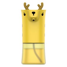 e.b.made 迷你動物自動泡沫給皂機 350ml 長頸鹿 黃色 自動感應給皂機, 1個