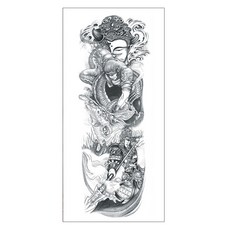 Gelluna 男款長手臂自我紋身貼紙, 1個, T-67