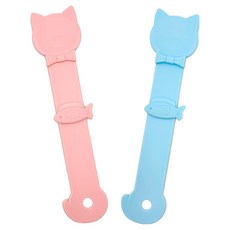 doongdoongpet 貓咪搓搓Churu擠壓器 2種組, 1組, 粉色, 藍色
