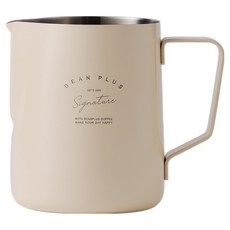빈플러스 바리스타 라떼아트 스팀피쳐 600ml, 화이트, 1개