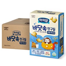 아이얌 유아용 일동후디스 아이얌 바닷속친구들 우유 비스킷, 우유맛, 50g, 14개 50g, 14개, 우유맛