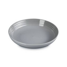 LE CREUSET 義麵盤22cm 迷霧灰 900ml，簡約設計，霧面質感，提升餐桌美感, 1個
