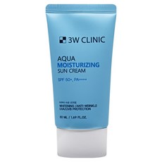 3W클리닉 아쿠아 수분 선크림 SPF50+ PA++++, 1개, 50ml