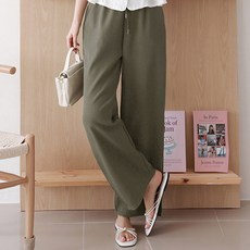 andstyle 女款涼爽夏季人造絲鬆緊寬褲 264464