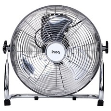 이노크아든 3단 중형 메탈크롬 공업용 업소용 선풍기 IA-BF1400N, 크롬 실버