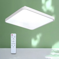 Forlight LED遙控調光房燈 無頻閃天花板燈 60W, 白色