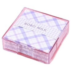 Loi無痕格紋便利貼, 200入, A03, 1個