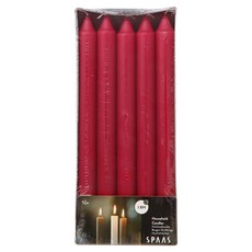 SPAAS 家用蠟燭 紅色 10入, 1個