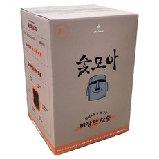 숯모아 두번 구워 튀지 않는 비장탄, 3kg, 1개 3kg, 1개