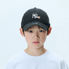 뉴에라 아동용 CTO K 940UNST 하트 뉴욕 양키스 면 볼캡 14707458