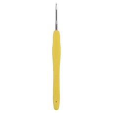 Ancalls Lavara矽膠鉤針 模仿用 4/0號 2.5mm, 黃色
