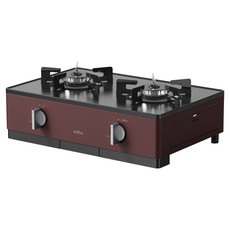 Haatz 碗型獨立式自動調節煙火紅酒瓦斯爐 2口 客戶自行安裝, LPG, HFG-2382RWAF