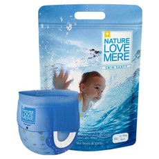 NATURE LOVE MERE 泳池內褲型尿布男女通用 特大 12~16kg, 特大型（2XL）, 3張