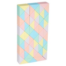 퍼줌 마카롱 스네이크 퍼즐 시리즈 일반큐브 72p, 혼합색상, 1개 혼합색상, 1개