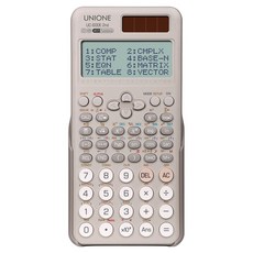 유니원 공학용 계산기, 1개, UC-600E 2nd(샌드베이지)