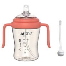 주니 PPSU 빨대컵 2세대 210ml + 일반 빨대 + 추빨대 세트, 핑크, 1세트 핑크, 1세트