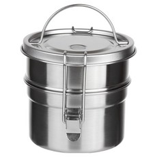plala Circle Lock 2層便當盒 1100ml, 1個, 單色