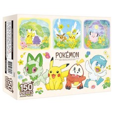 포켓몬스터 직소 퍼즐 150, 포켓몬 원씬 아트, 1개, 150피스