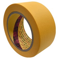 스카치 쓰리엠 무잔사 내열 종이 마스킹 테이프 노란색 48mm x 50m, 1개