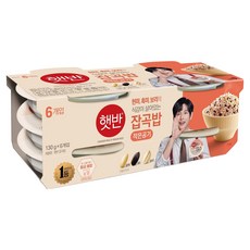 햇반 잡곡밥, 130g, 6개