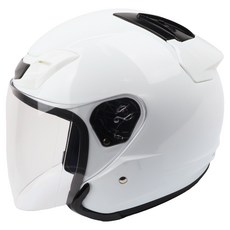 AURA Aura JX5 Solid摩托車安全帽, 白色