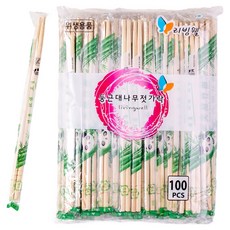 Living Well圓形竹筷, 1個, 100件