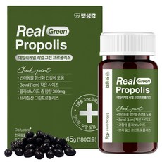 펫생각 반려동물 리얼 그린 프로폴리스 영양제 45g, 1개, 면역/항산화, 180정 1개, 면역/항산화, 180캡슐