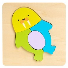 Kes.B 堅固大塊拼圖 水獺組, 1套
