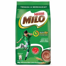 MILO 美祿 經典原味補充包900g，巧克力麥芽風味，補充能量, 900g, 1包