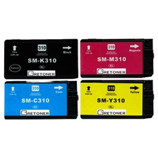 INK-K310 / C310 / M310 / Y310 호환 잉크 카트리지 4종 세트, 검정, 파랑, 빨강, 노랑, 1세트