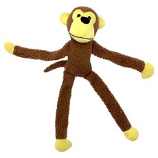둥둥펫 강아지 삑삑이 긴팔 원숭이 애착인형, 혼합색상, 1개