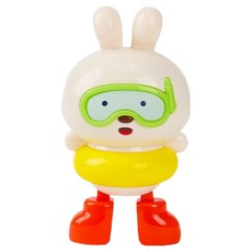 캐스비 네이처 목욕놀이 수영하는토끼, 혼합색상, 1개