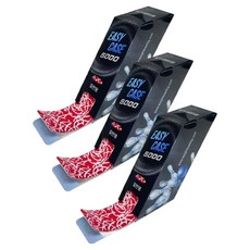Easy Case保齡球自由裁切拇指膠帶 31入, 3個, 紅色的