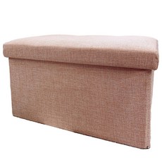 無品牌 長方形收納椅 40 x 25 x 25cm 粉色 多功能收納椅凳, 1個