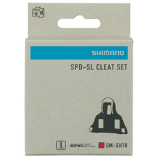 SHIMANO SPD-SL 0度契合片 SM-SH10, 1組, 紅色