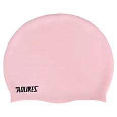 AOLIKES 奧力克斯 成人泳帽 YM-5010 粉色 均碼 舒適貼合 游泳必備, 1個