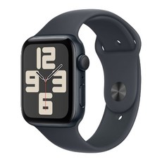 Apple Watch SE 2 附S/M運動錶帶 原廠保固, 午夜色, 44mm, GPS