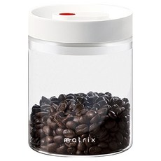matrix 真空保鮮玻璃密封罐 白色, 800ml, 1個