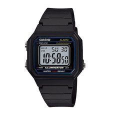 CASIO 卡西歐 手錶 W-217H-1A, 黑色, 1支