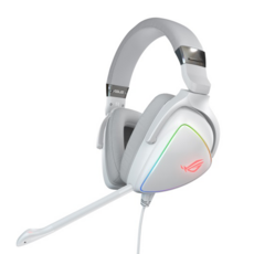 ASUS 華碩 ROG Delta White HiFi RGB 電競耳機 原廠保固, 90YH02HW-B2UA00, 白色