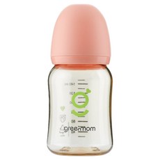 greenmom PPSU薄型無奶嘴奶瓶, 1個, 150ml, 珊瑚玫瑰