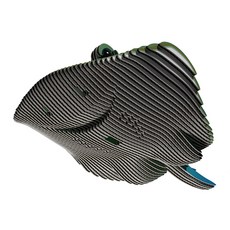 EuGy 3D立體紙拼圖, 魔鬼魚 102_STA_10, 7張, 1盒