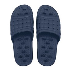 WUWU 復古排水浴室拖 JB025, 1雙, 藍色