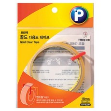 Printec 黃金多功能膠帶替換芯 18mm*20m GR1820B, 1個, 透明