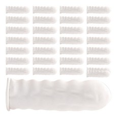 FaSoLa 多用途一次性柔韌加厚橡膠手指套, 1組, 100個