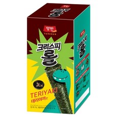 양반 김스낵 크리스피롤 데리야끼, 25g, 1개