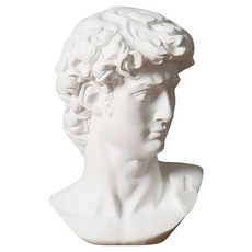 Rositera素描迷你石膏像室內擺飾咖啡廳白色David