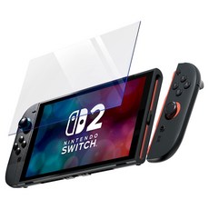 GOOSPERY Nintendo Switch 2強化玻璃抗藍光螢幕保護貼, 1個, 單品, 單色