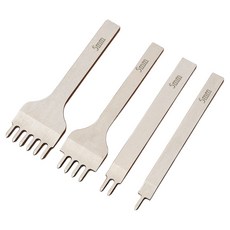 Khohimo Grip Owl皮革打孔器 4種組 5mm 5W0368, 銀, 1套