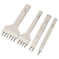 Khohimo Grip Owl皮革打孔器 4種組 6mm 5W0368, 銀, 1套